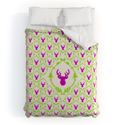 Bianca Green Oh Deer 2 Duvet Cover