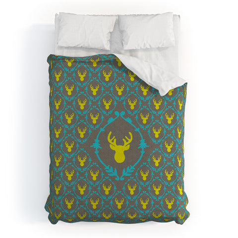 Bianca Green Oh Deer 3 Duvet Cover