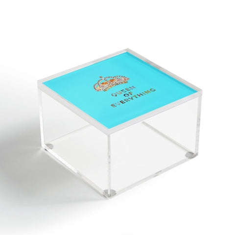 Bianca Green Queen Of Everything Blue Acrylic Box