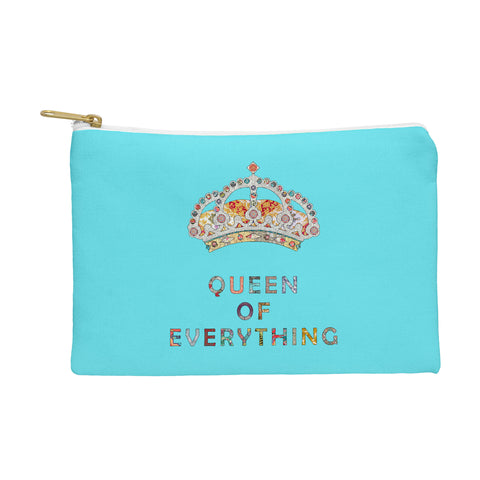 Bianca Green Queen Of Everything Blue Pouch
