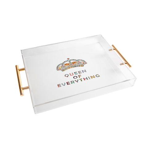 Bianca Green Queen Of Everything Acrylic Tray