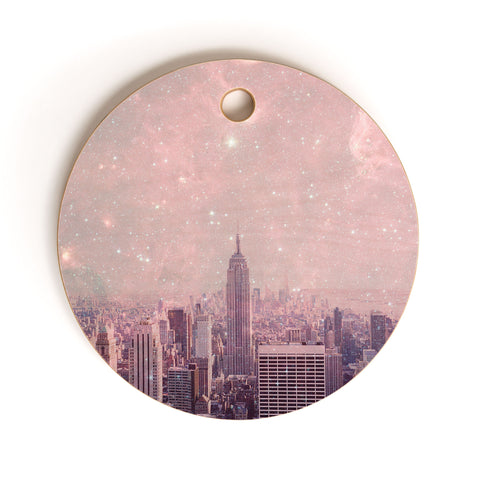 Bianca Green Stardust Covering New York Cutting Board Round