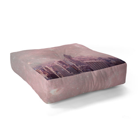 Bianca Green Stardust Covering New York Floor Pillow Square