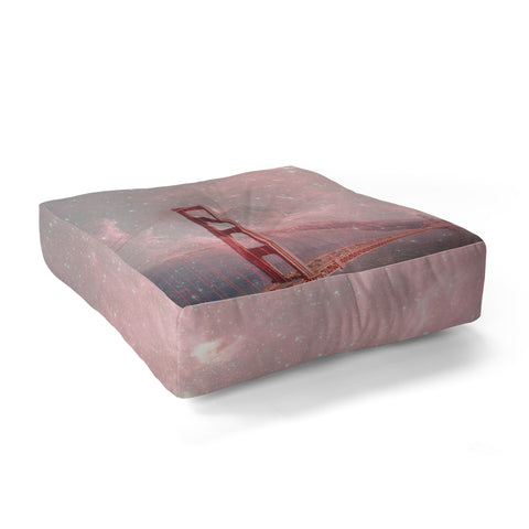 Bianca Green Stardust Covering San Francisco Floor Pillow Square