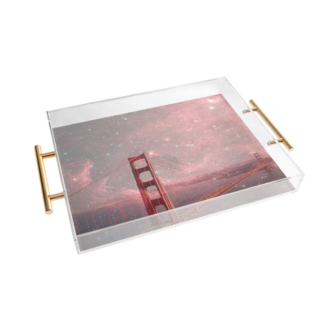 Bianca Green Stardust Covering San Francisco Acrylic Tray