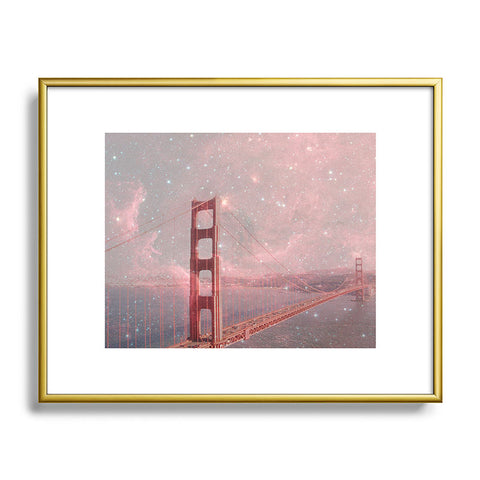 Bianca Green Stardust Covering San Francisco Metal Framed Art Print