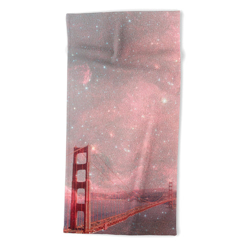 Bianca Green Stardust Covering San Francisco Beach Towel