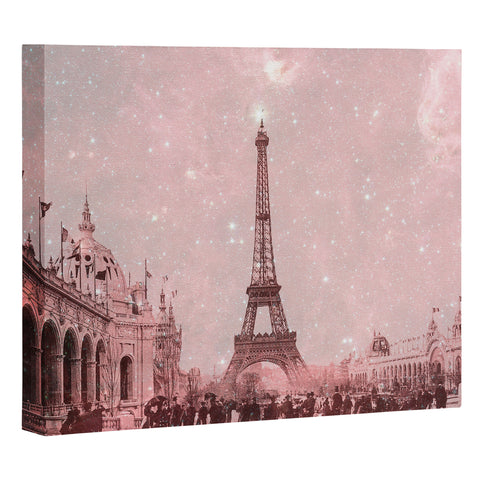 Bianca Green Stardust Covering Vintage Paris Art Canvas