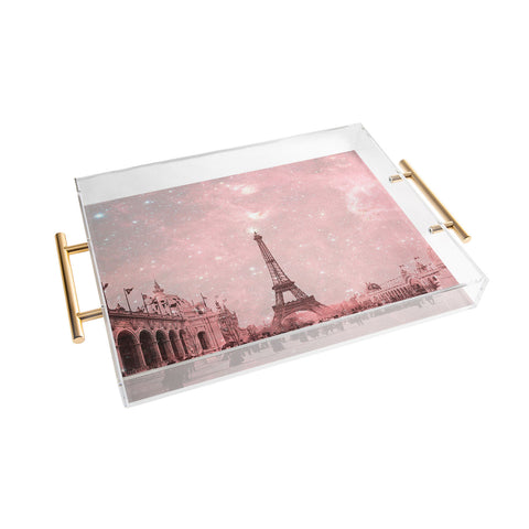 Bianca Green Stardust Covering Vintage Paris Acrylic Tray