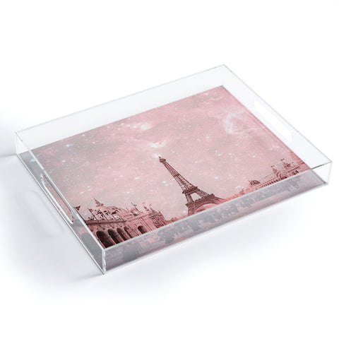 Bianca Green Stardust Covering Vintage Paris Acrylic Tray