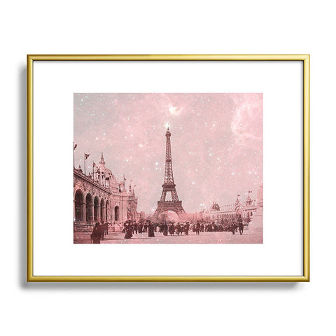 Bianca Green Stardust Covering Vintage Paris Metal Framed Art Print