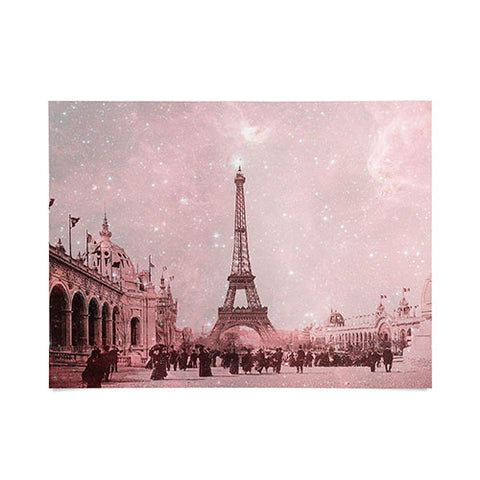 Bianca Green Stardust Covering Vintage Paris Poster