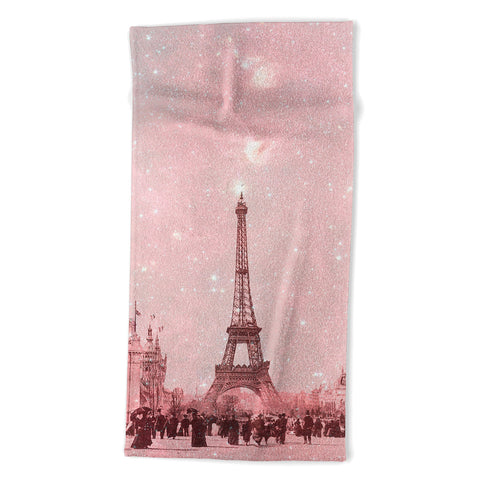 Bianca Green Stardust Covering Vintage Paris Beach Towel