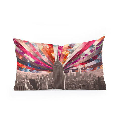 Bianca Green Superstar New York Oblong Throw Pillow