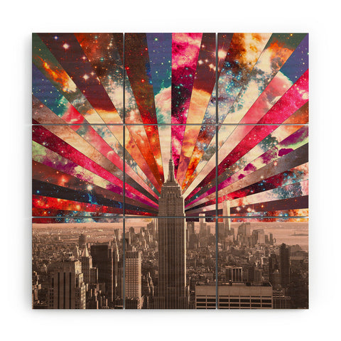 Bianca Green Superstar New York Wood Wall Mural