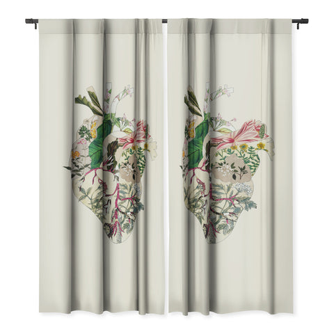 Bianca Green Vintage Botanical Heart Blackout Non Repeat
