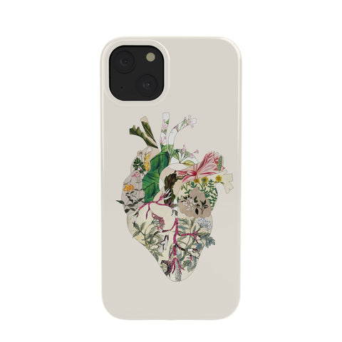 Bianca Green Vintage Botanical Heart Phone Case