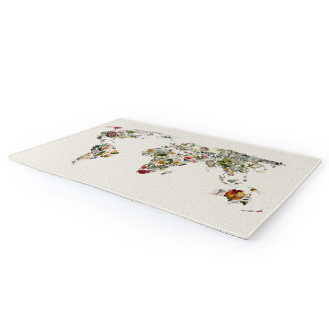 Bianca Green Vintage Botanical World Area Rug