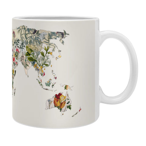 Bianca Green Vintage Botanical World Coffee Mug