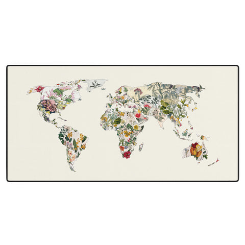 Bianca Green Vintage Botanical World Desk Mat
