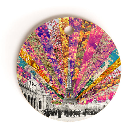 Bianca Green Vintage Paris Cutting Board Round