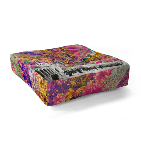 Bianca Green Vintage Paris Floor Pillow Square