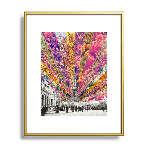 Bianca Green Vintage Paris Metal Framed Art Print
