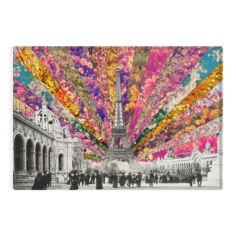 Bianca Green Vintage Paris Outdoor Rug