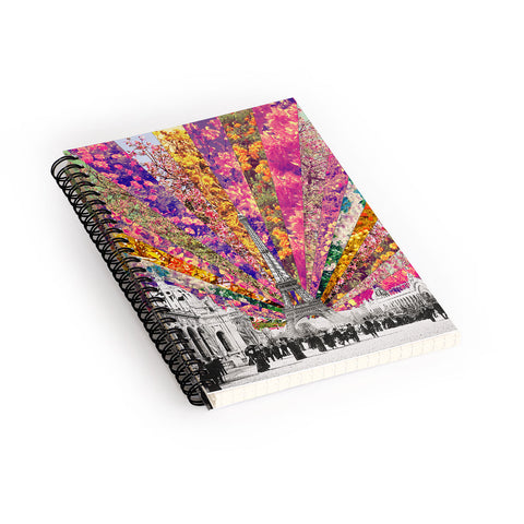 Bianca Green Vintage Paris Spiral Notebook