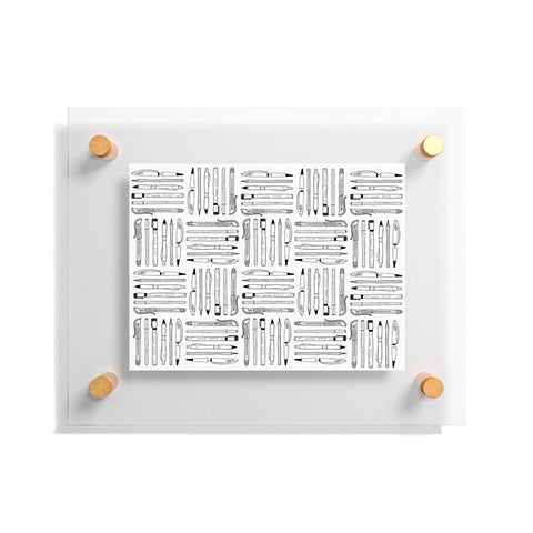 Bianca Green Weapons Of Mass Creation White Floating Acrylic Print