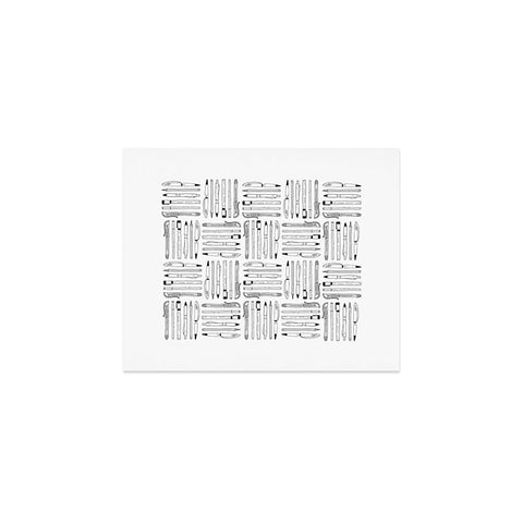 Bianca Green Weapons Of Mass Creation White Art Print