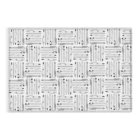 Bianca Green Weapons Of Mass Creation White Outdoor Rug
