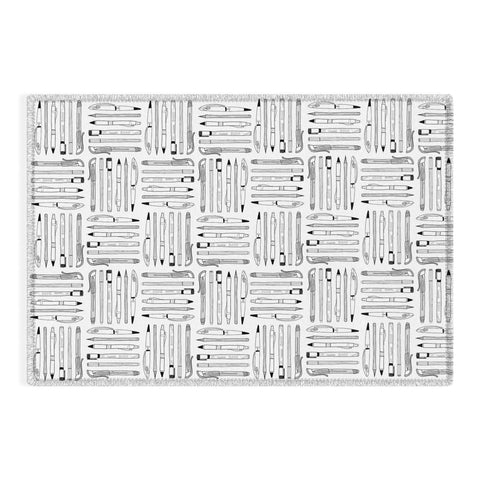 Bianca Green Weapons Of Mass Creation White Outdoor Rug