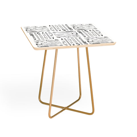 Bianca Green Weapons Of Mass Creation White Side Table