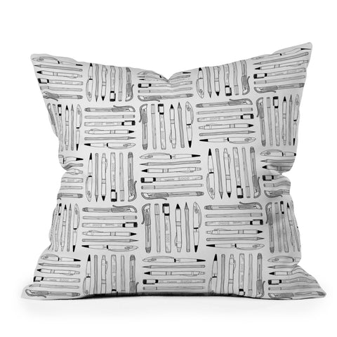 Bianca Green Weapons Of Mass Creation White Throw Pillow
