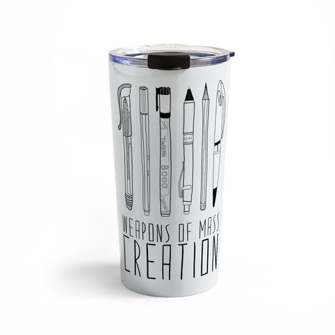 Bianca Green Weapons Of Mass Creation White Travel Mug