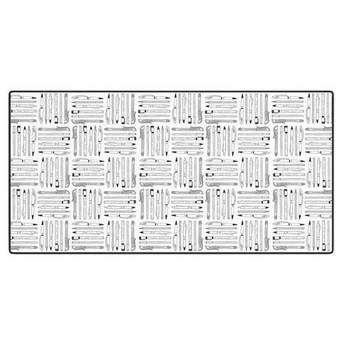 Bianca Green Weapons Of Mass Creation White Desk Mat