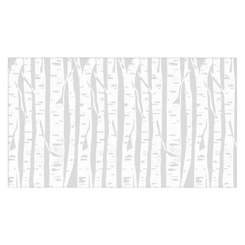 Bianca Green Woodcut Birches Tablecloth