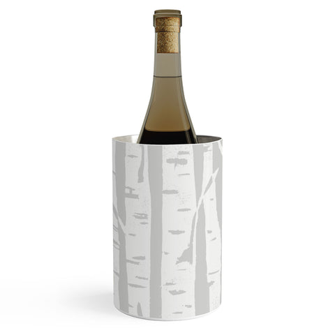 Bianca Green Woodcut Birches Wine Chiller
