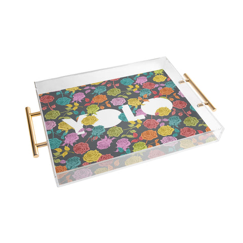 Bianca Green Yolo Acrylic Tray