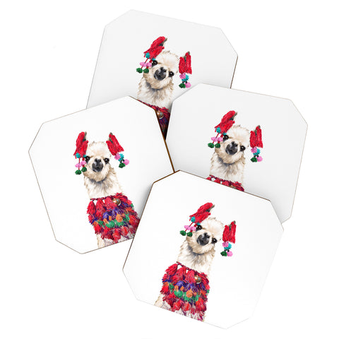 Big Nose Work Coolest Llama Coaster Set
