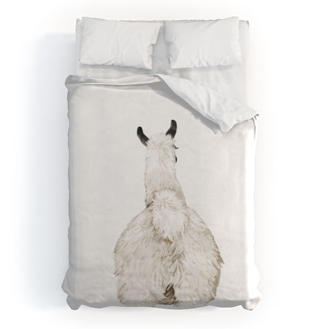 Big Nose Work Llama Butt Duvet Cover