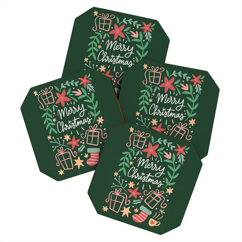 Bigdreamplanners Merry Christmas I Coaster Set