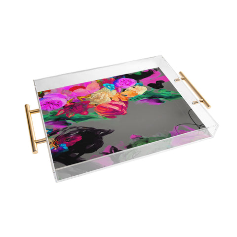 Biljana Kroll Floral Storm Acrylic Tray