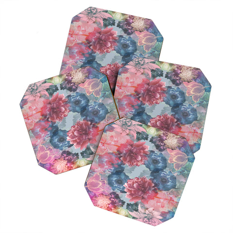Biljana Kroll Flourishing Florals Coaster Set