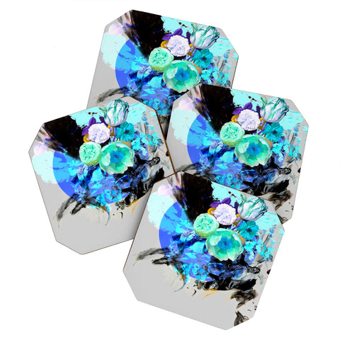 Biljana Kroll Indigo Whirlwind Coaster Set