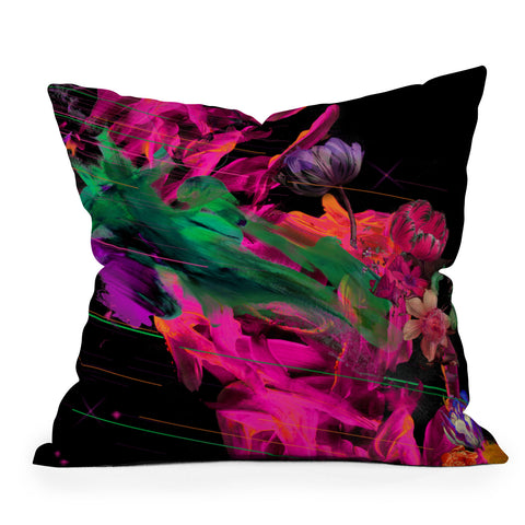 Biljana Kroll Meteor Shower Outdoor Throw Pillow
