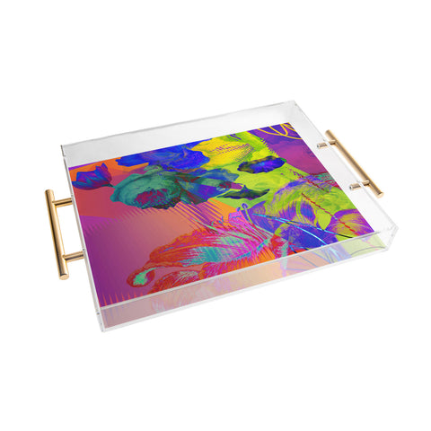 Biljana Kroll Neon Night Acrylic Tray