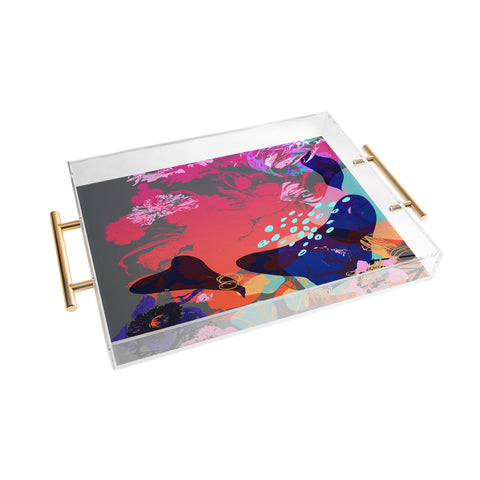Biljana Kroll Nouveau Sunrise Acrylic Tray