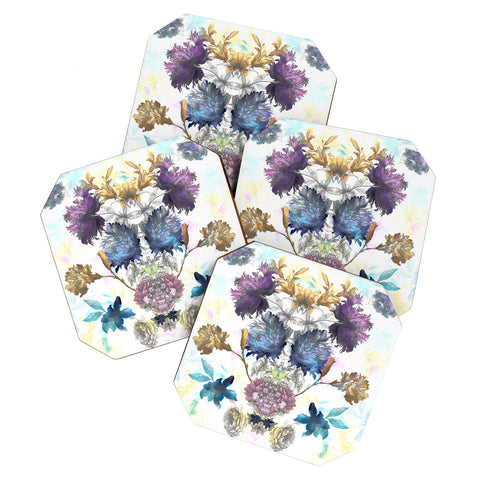 Biljana Kroll Peony Garden Coaster Set